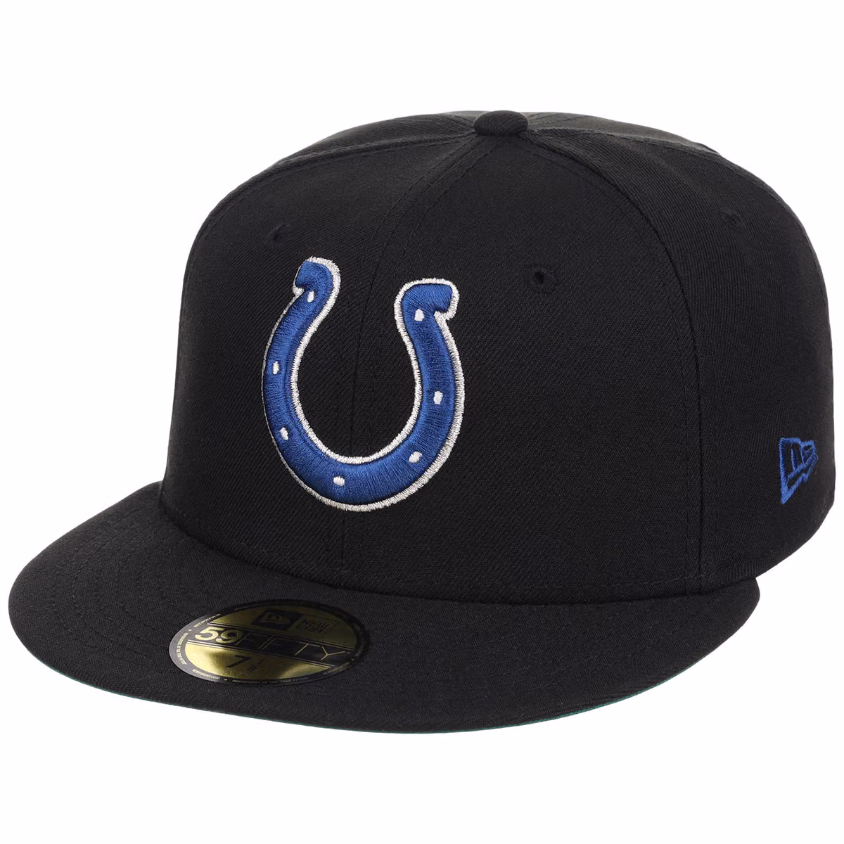 Indianapolis Colts NFL Black Dome New Era 59FIFTY detail view
