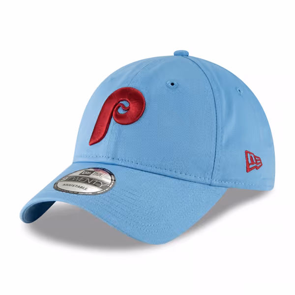 Philadelphia Phillies Cooperstown Core Classic New Era 9TWENTY Adjustable MLB Cap Blue product photo