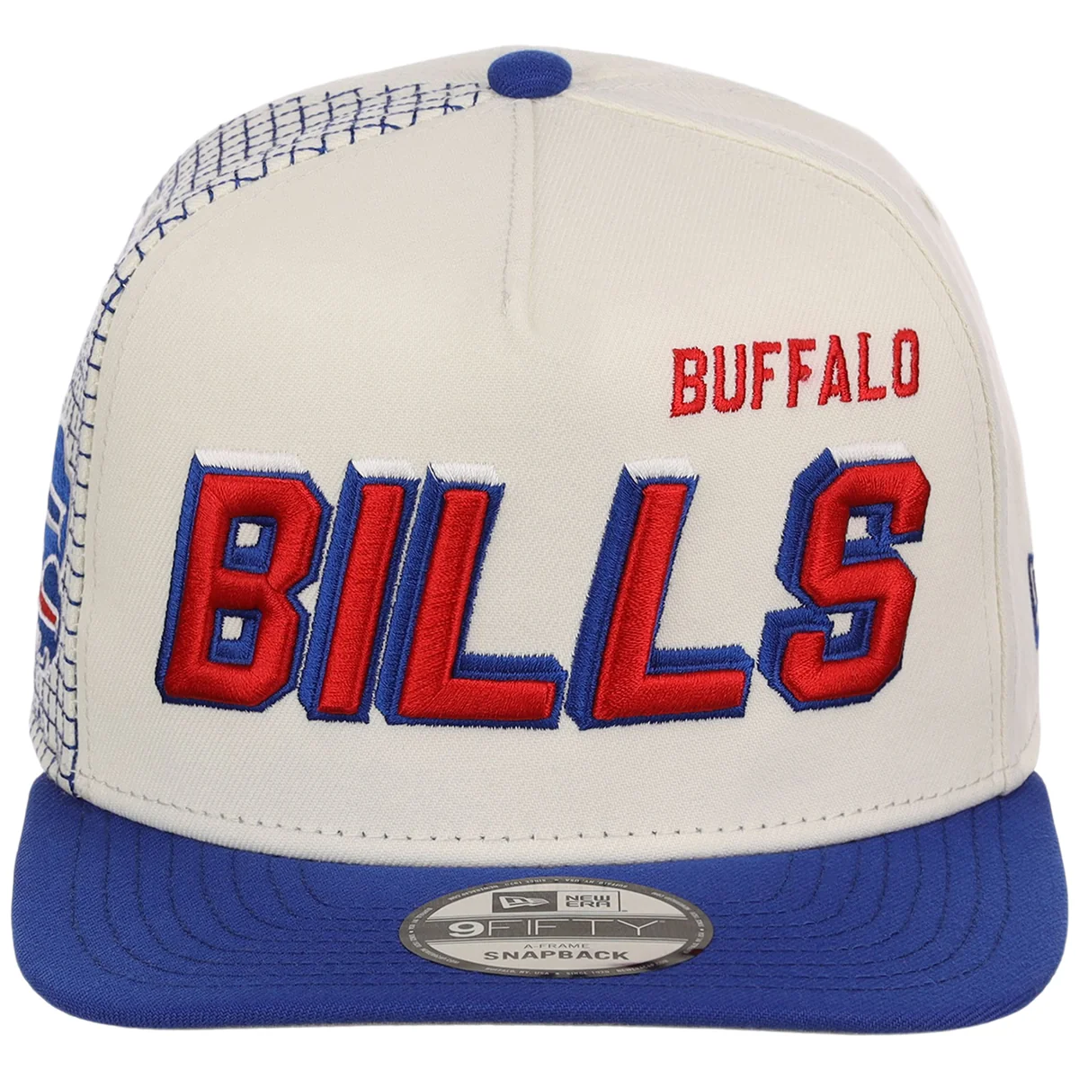 Buffalo Bills NFL Gridlock New Era 9FIFTY A-Frame detail view