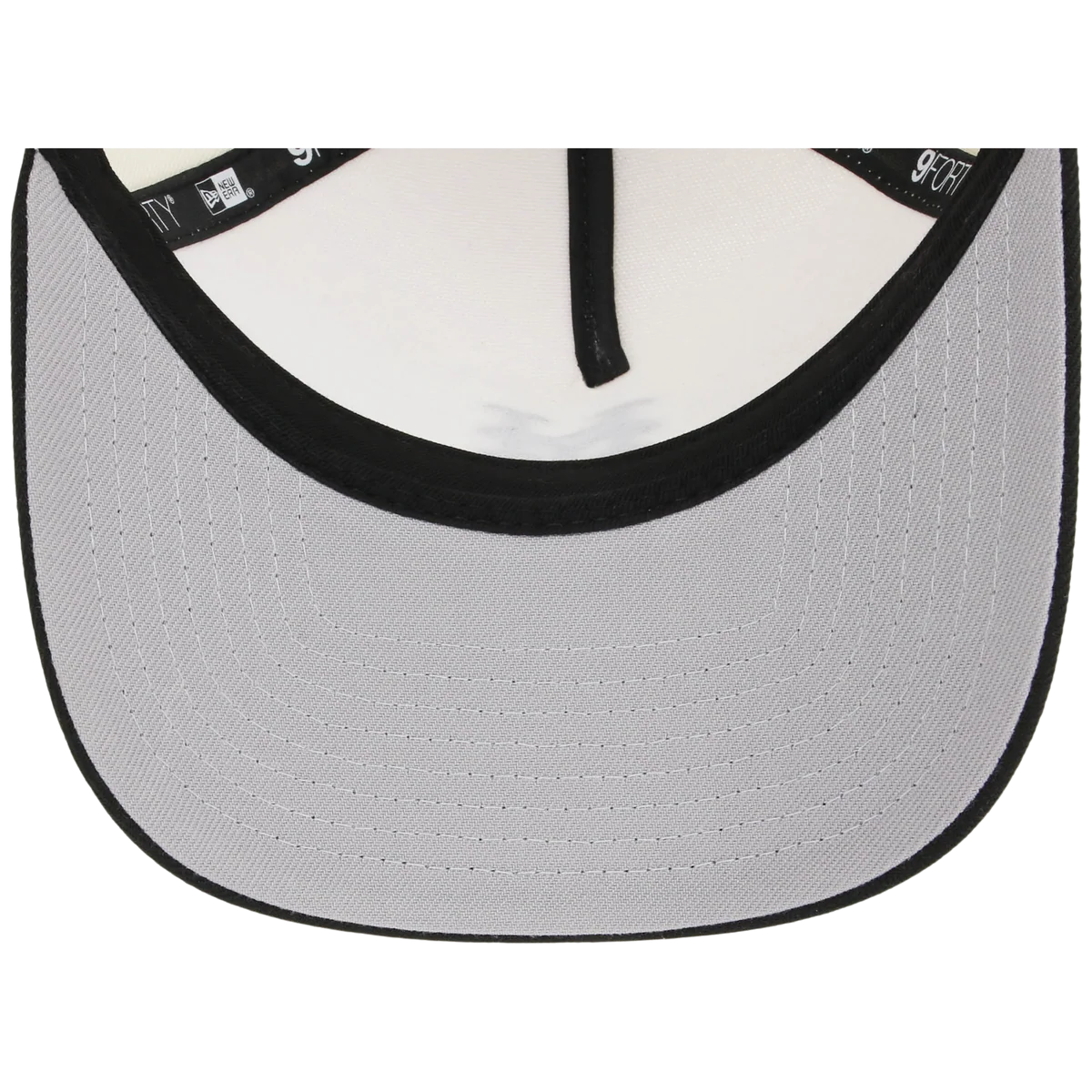 Colorado Rockies Women's New Era 9FORTY Chrome x Black A-Frame back view