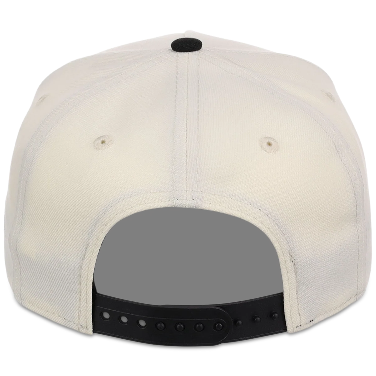 Colorado Rockies Women's New Era 9FORTY Chrome x Black A-Frame detail view