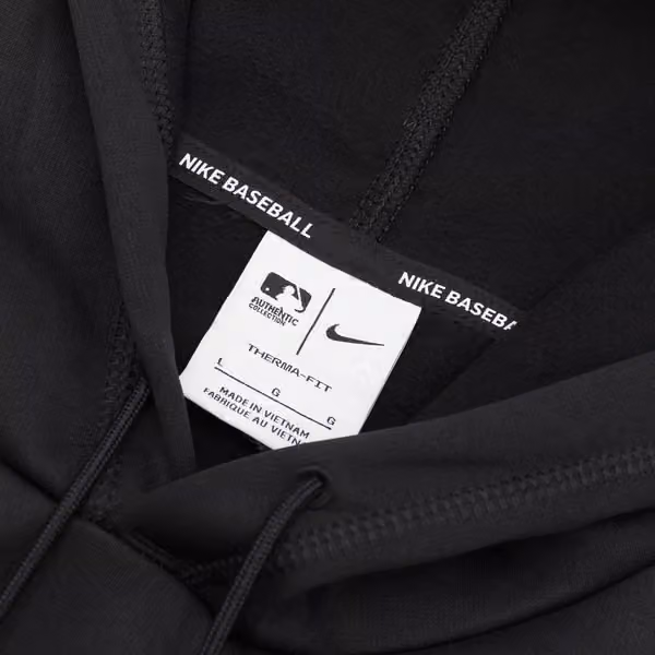 Miami Marlins 2023 MLB Authentic Pregame Nike Therma Hoodie view 4