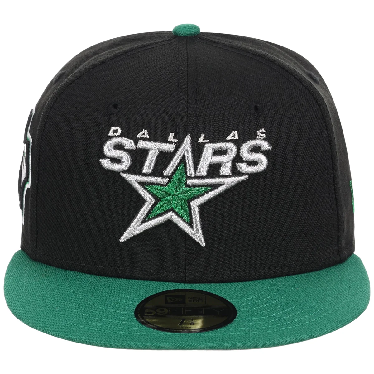 Dallas Stars Friday Flux New Era 59FIFTY (Black/Green/Gray) detail view