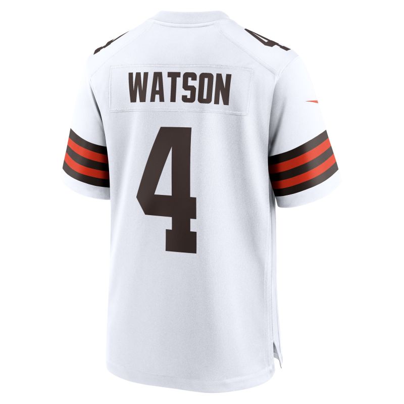Deshaun Watson #4 Cleveland Browns Nike Game NFL Jersey White view 3
