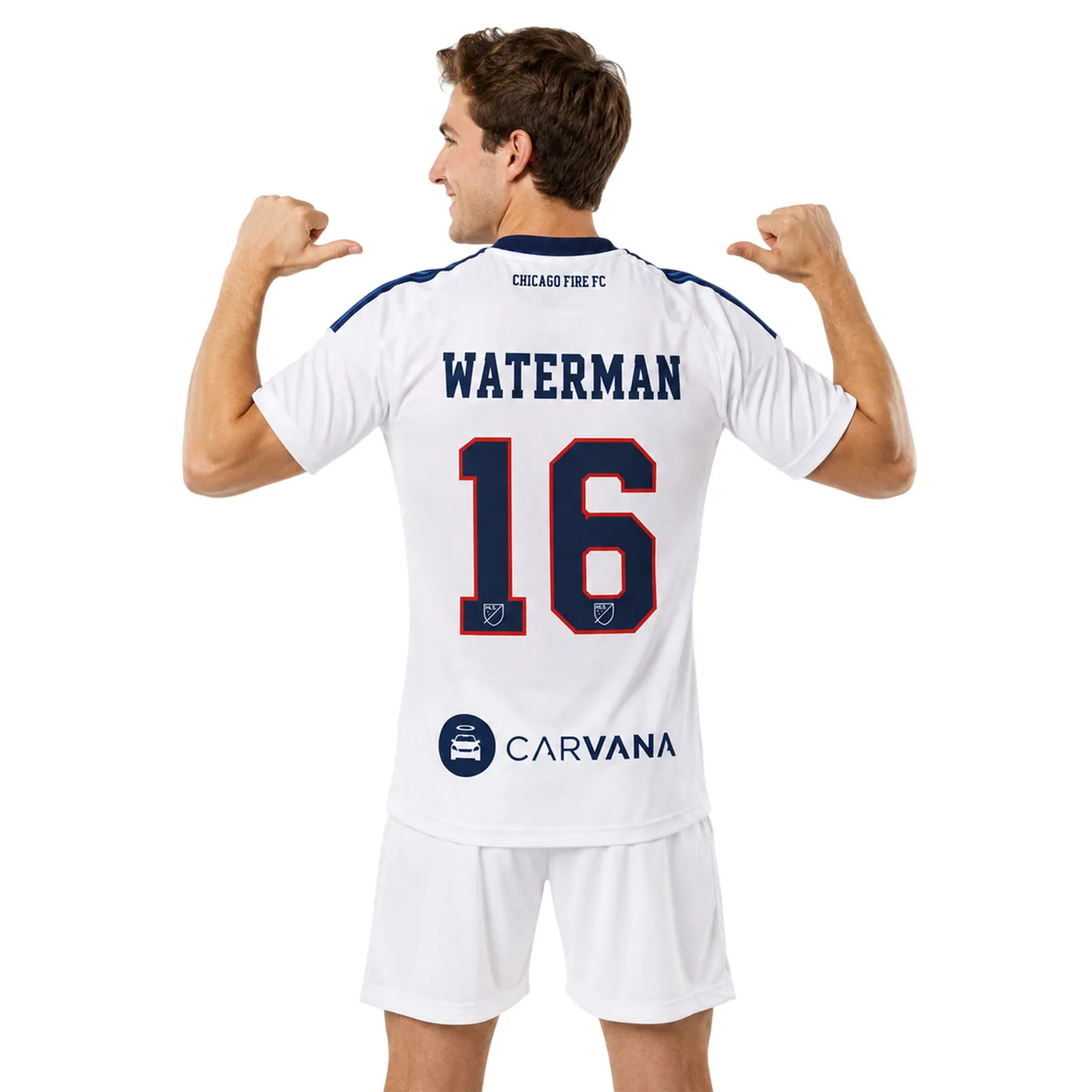 Joel Waterman Jersey Exclusive Chicago Fire Fan Apparel