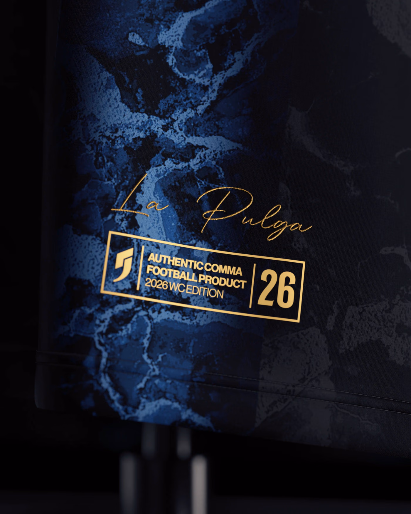 Jersevo Custom Personalized La Pulga "Glacier" Jersey (2026WC Edition) detail view 6