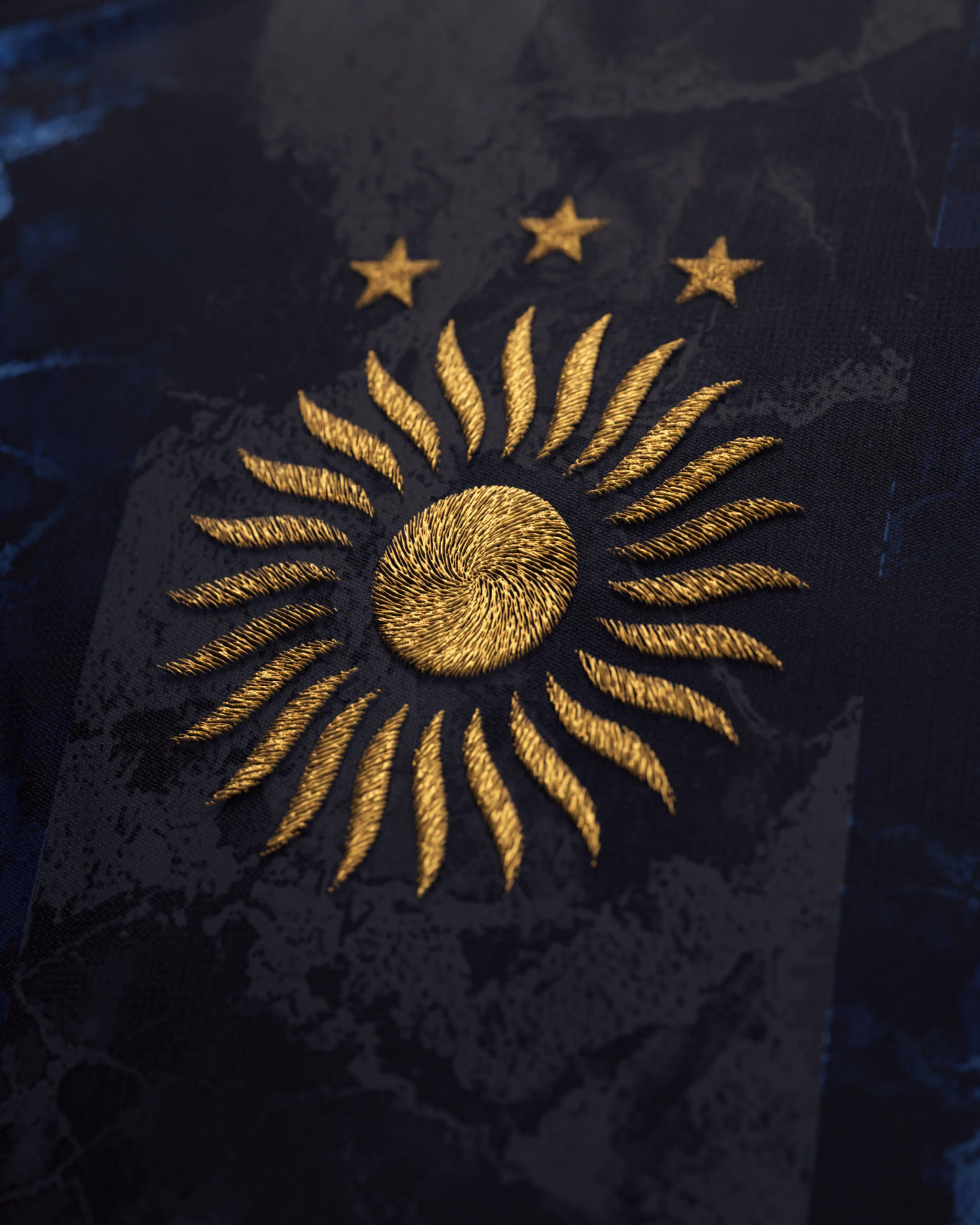 Jersevo Custom Personalized La Pulga "Glacier" Jersey (2026WC Edition) crest detail