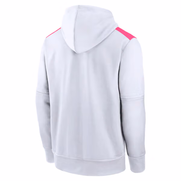 San Diego Padres 2025 City Connect MLB Authentic Therma Hoodie White view 2