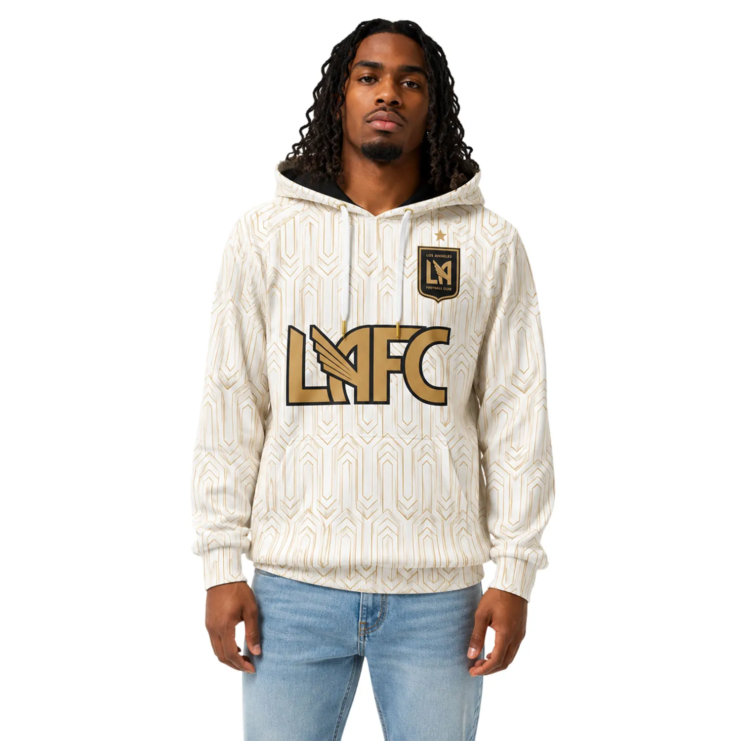 LAFC Premium Hoodie – Personalize Iconic White