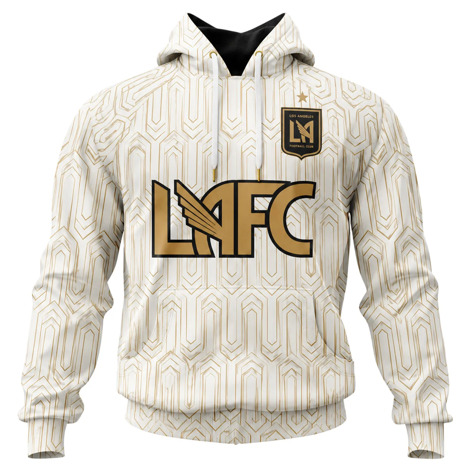LAFC Premium Hoodie – Personalize Iconic White