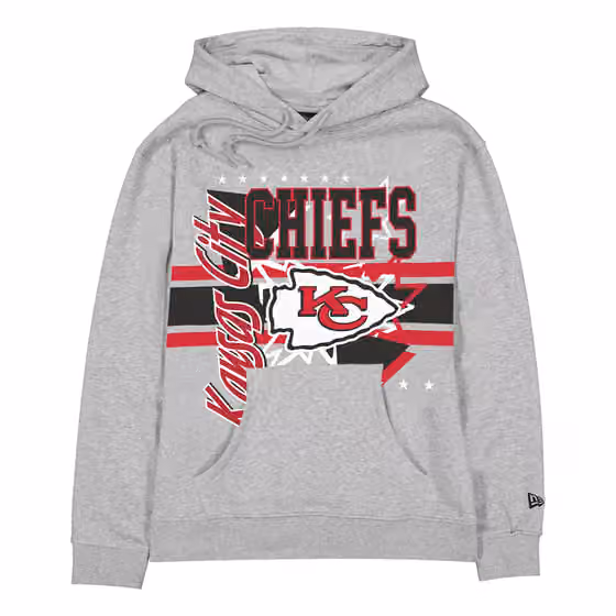 Kansas City Chiefs Sport Classics Oversized NFL Hoodie Gray view 1