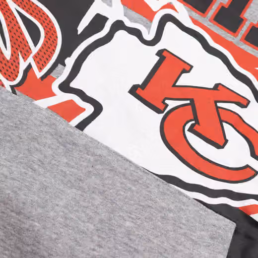 Kansas City Chiefs Sport Classics Oversized NFL Hoodie Gray view 3
