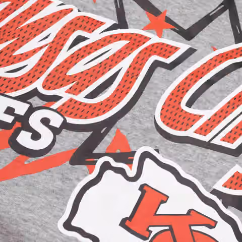Kansas City Chiefs Sport Classics Oversized NFL Hoodie Gray view 4