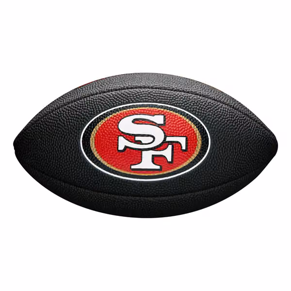 San Francisco 49ers NFL Wilson Mini Football Black view 3