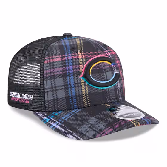 Chicago Bears 2024 NFL Crucial Catch New Era Stretch-Snap 9SEVENTY Cap product photo