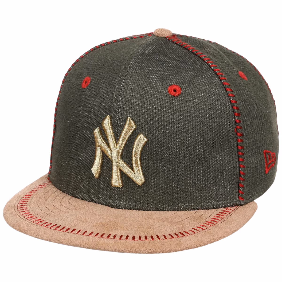 New York Yankees Michael Rainey Jr. x New York Yankees “With Love” New Era Collection - Olive New Era 59FIFTY detail view