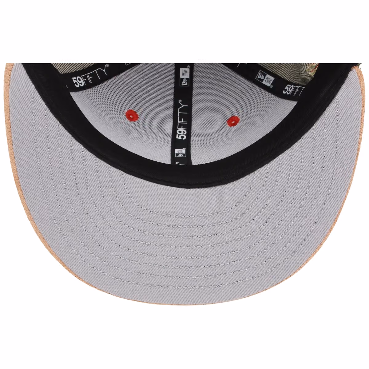 New York Yankees Michael Rainey Jr. x New York Yankees “With Love” New Era Collection - Olive New Era 59FIFTY back view