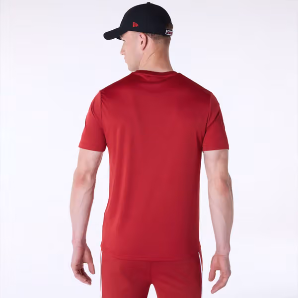Miami Heat New Era Performance NBA T-Shirt Red view 2