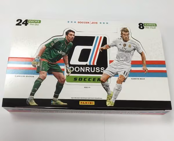 2016/17 Panini Donruss Soccer Hobby Box view 1