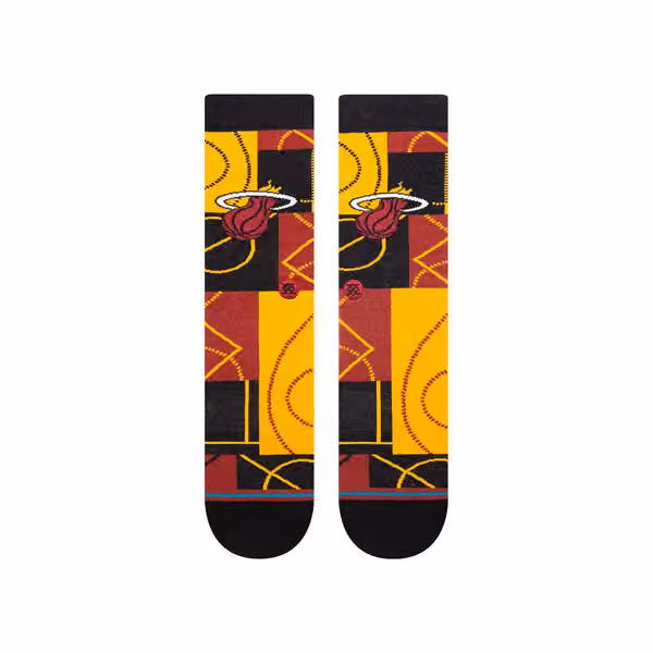 Miami Heat Zone Stance NBA Crew Socks view 2