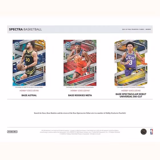 2023/24 Panini Spectra Basketball NBA Hobby Box view 3