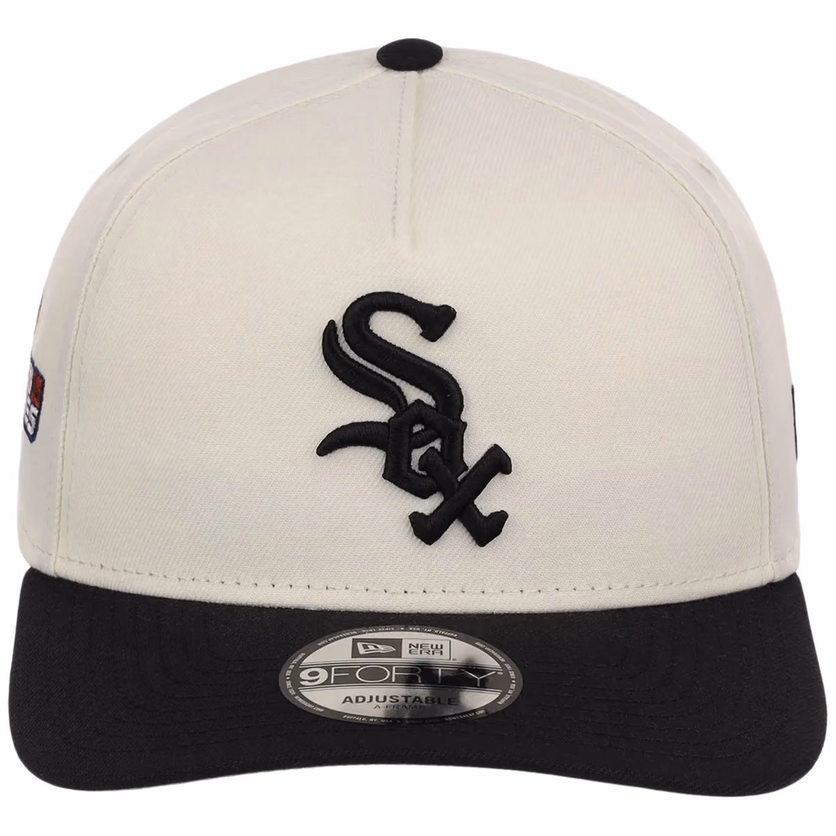 Chicago White Sox MLB Chrome OTC New Era 9FORTY A-Frame detail view