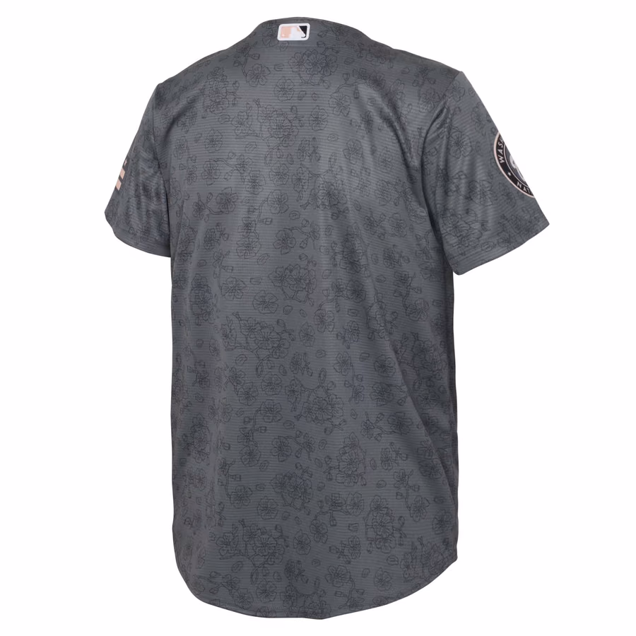 Washington Nationals Replica City Connect MLB Jersey Graphite (YOUTH) view 3