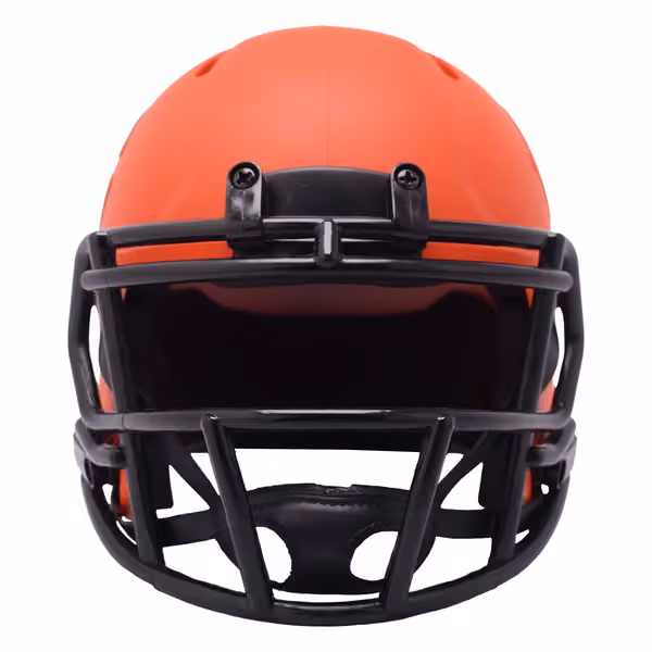 Cleveland Browns Rave Alternate NFL Speed Mini Helmet Orange view 3