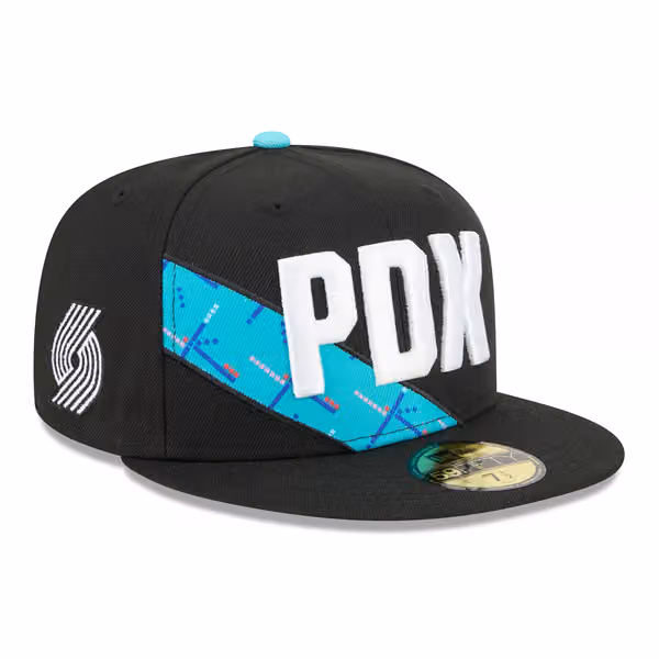 Portland Trail Blazers 2025-26 NBA City Edition 59FIFTY Fitted Cap product photo