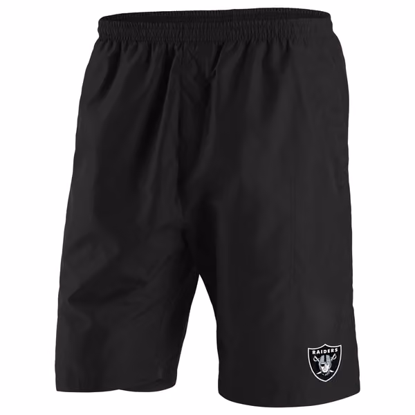 Las Vegas Raiders Enhanced Sport Fanatics NFL Shorts Black view 2