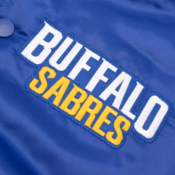 Buffalo Sabres Closer Reversible NHL Varsity Jacket Blue/Black view 5
