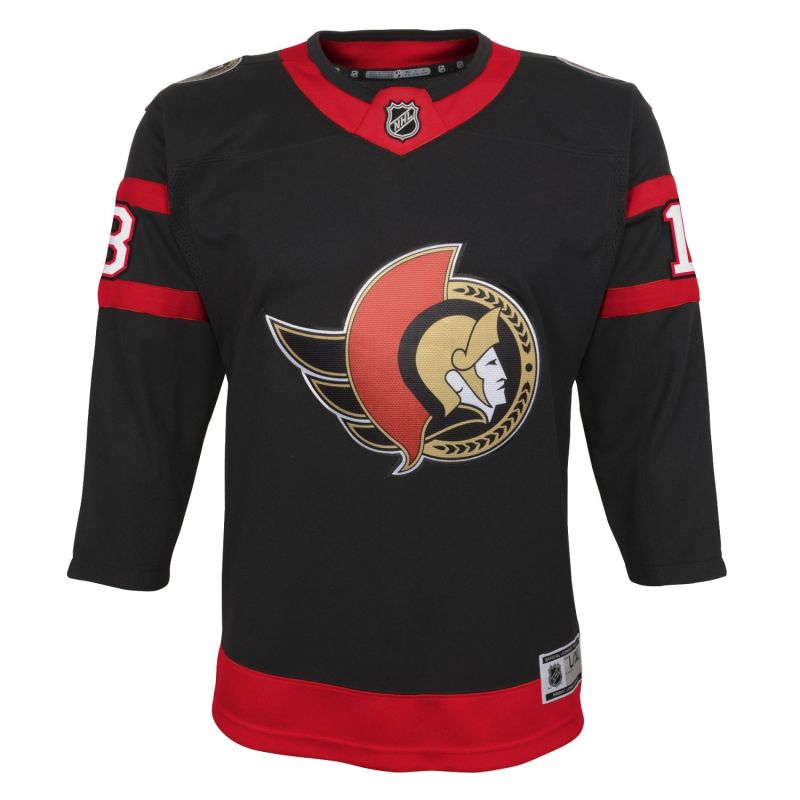 Tim Stützle #18 Ottawa Senators Premier NHL Jersey Black (YOUTH) view 2