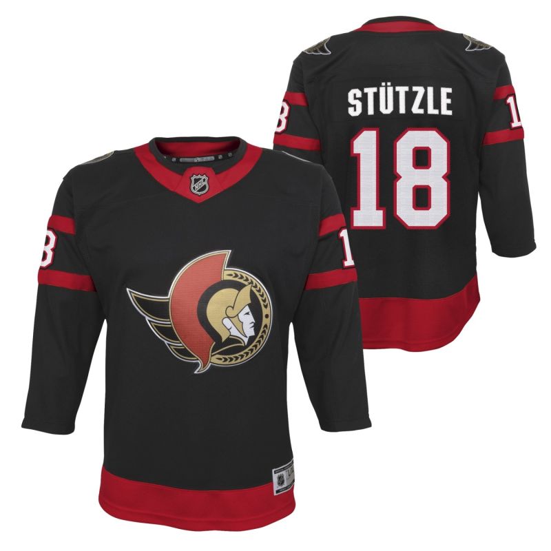 Tim Stützle #18 Ottawa Senators Premier NHL Jersey Black (YOUTH) view 1