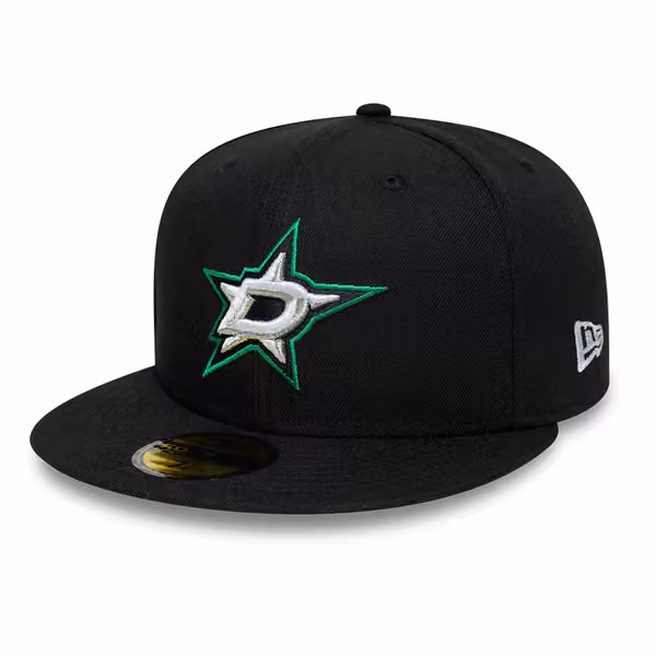 Dallas Stars Basic Logo 59FIFTY Fitted NHL Cap Black product photo