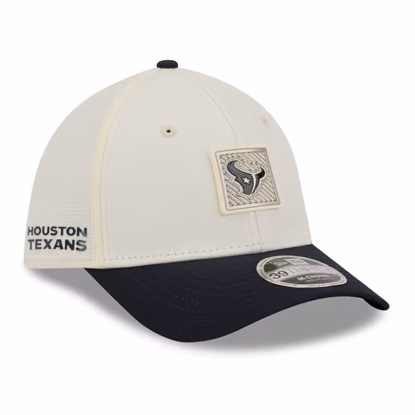 Houston Texans 2026 NFL Training Camp 39THIRTY Flex Cap Cream/Navy product photo