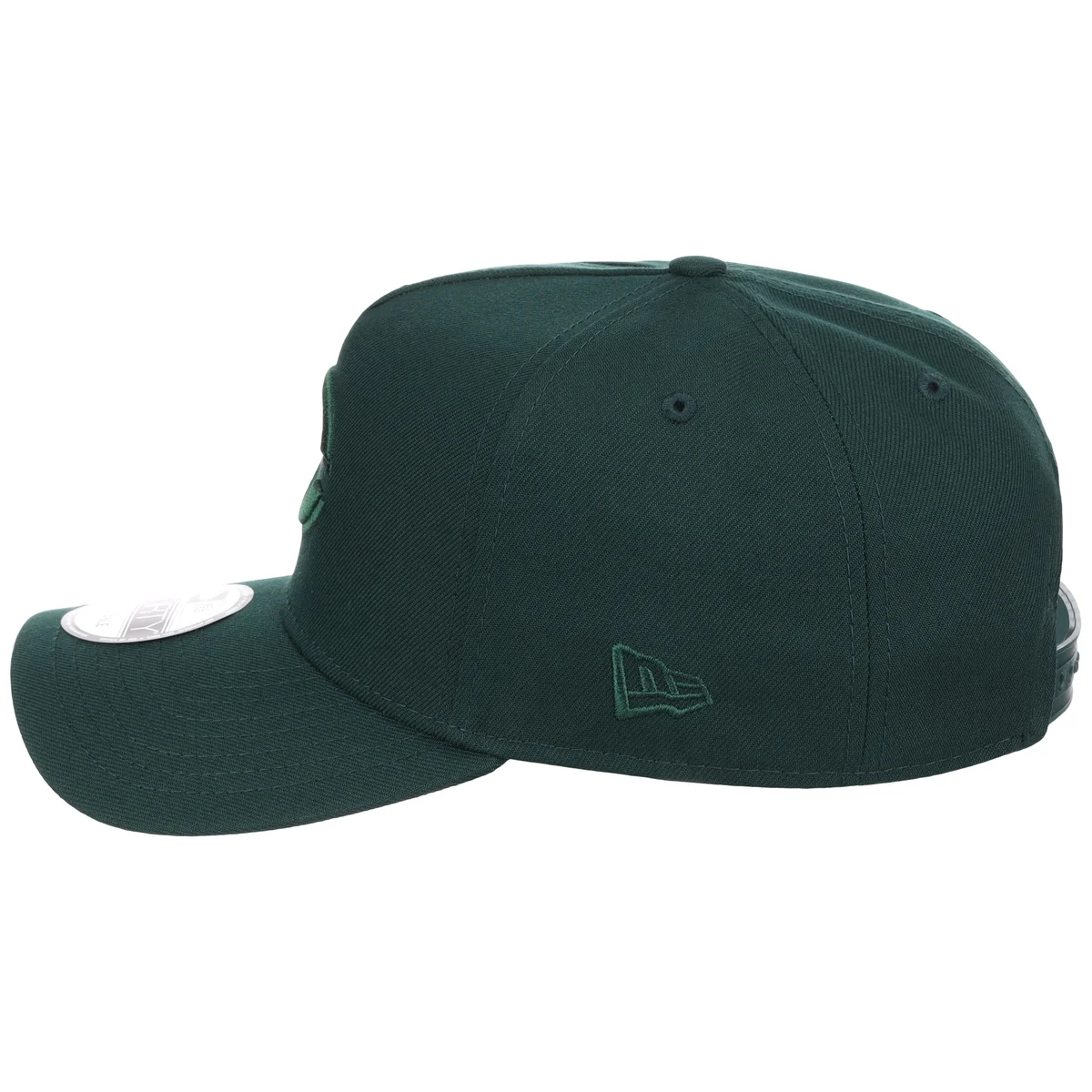 Cincinnati Reds MLB Dark Green FASHION CORE New Era 9FORTY A-Frame detail view