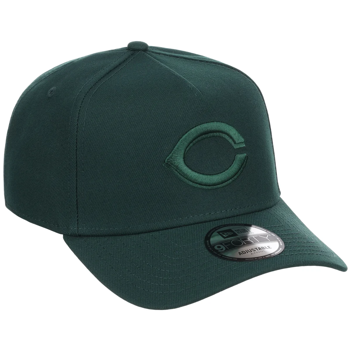 Cincinnati Reds MLB Dark Green FASHION CORE New Era 9FORTY A-Frame front view