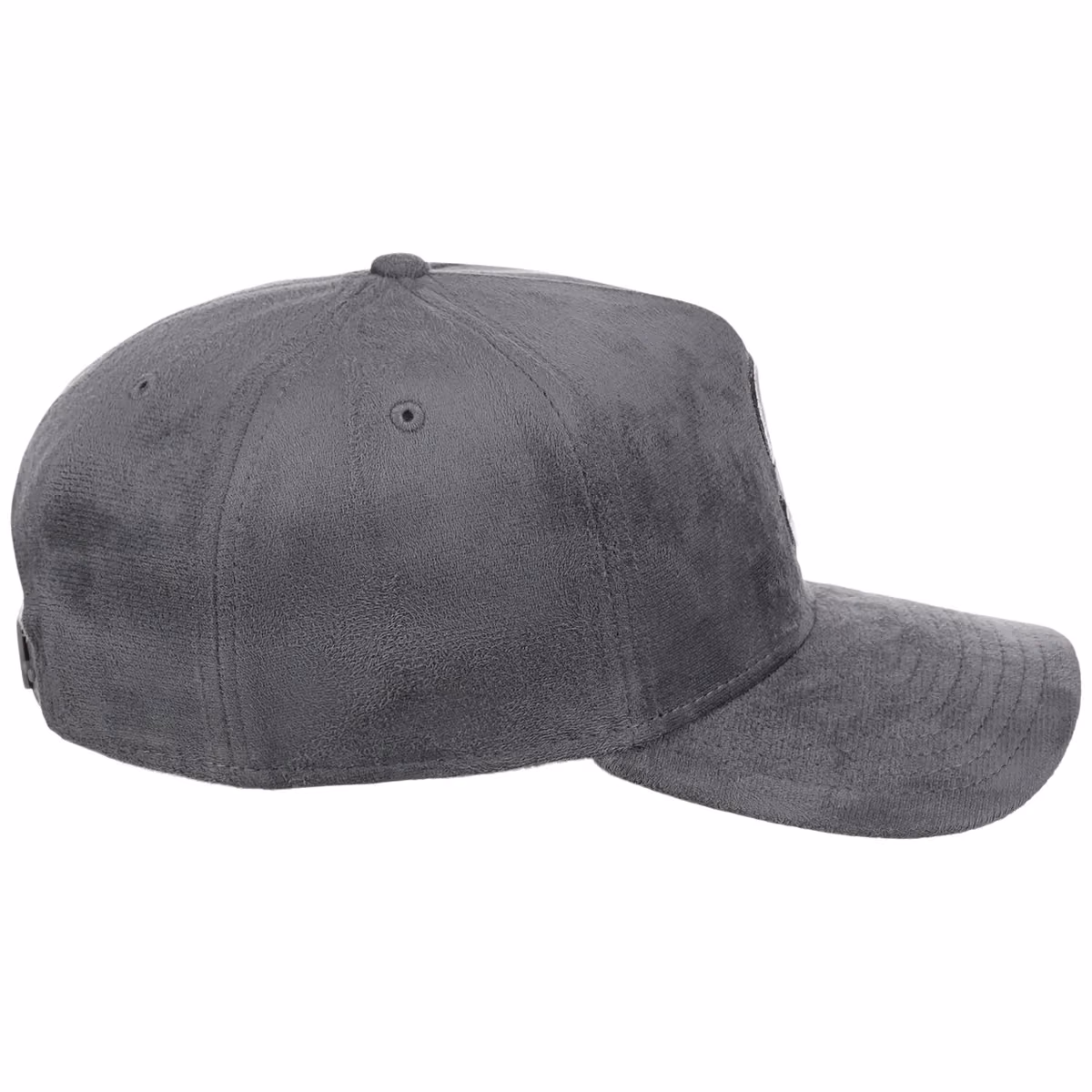 Seattle Mariners MLB Gray x Suede FASHION CORE New Era 9FORTY A-Frame detail view