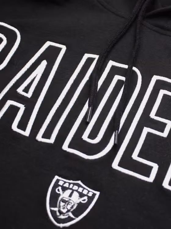 Las Vegas Raiders 2026 NFL Sideline Sleeveless Hoodie Black view 4
