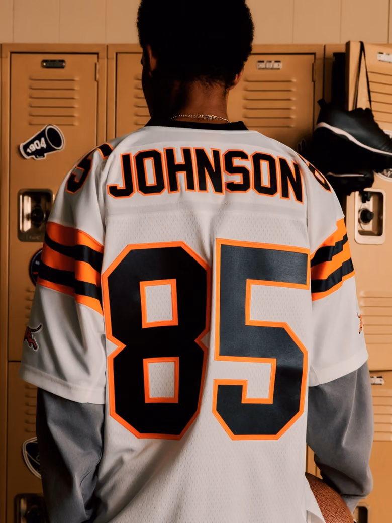 Chad Johnson #85 Cincinnati Bengals 2001 Legacy Throwback NFL Jersey White view 8