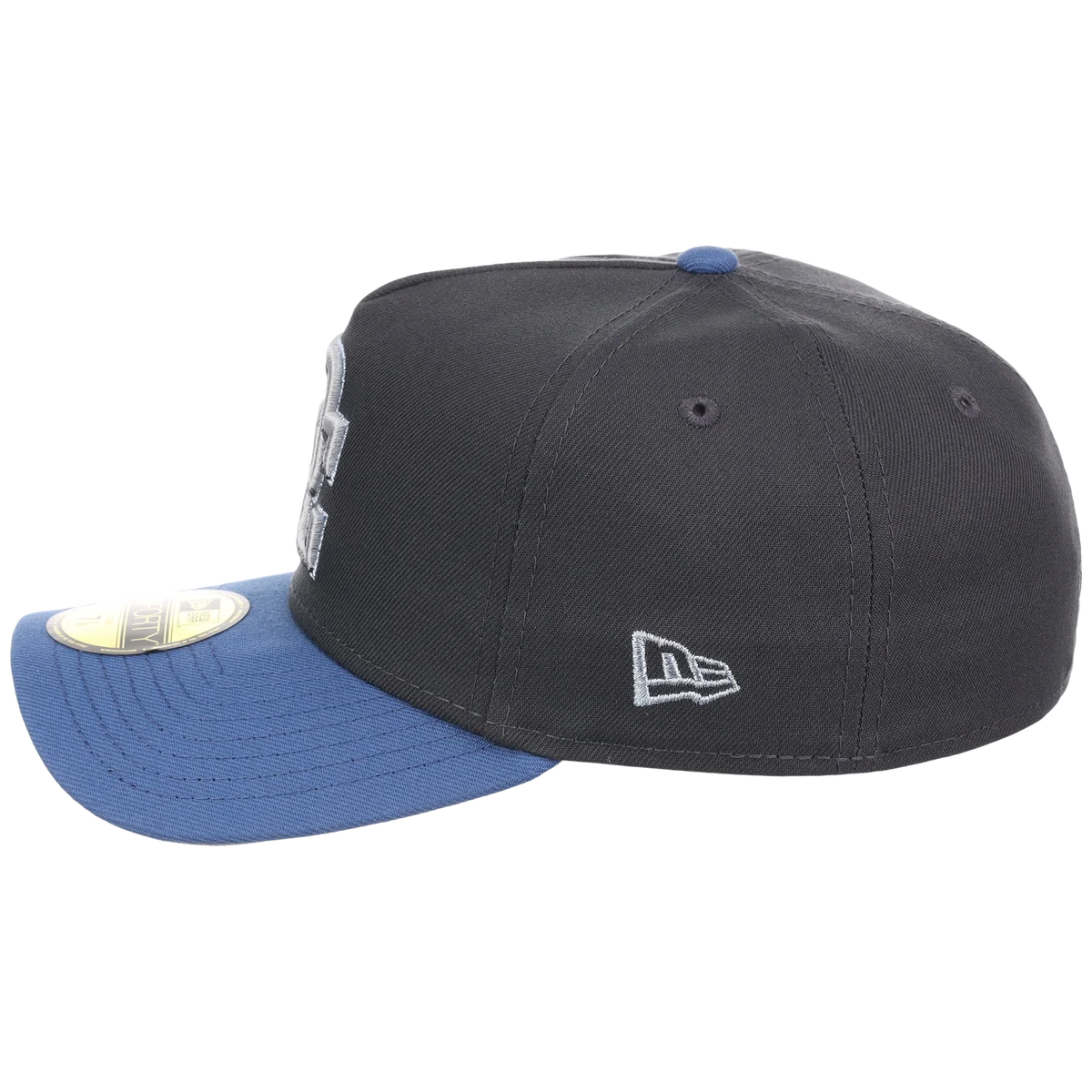 Washington Nationals MLB Indigo Steel New Era 59FORTY detail view