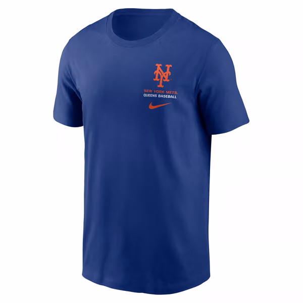 New York Mets Primetime 2-Hit T-Shirt Blue view 2