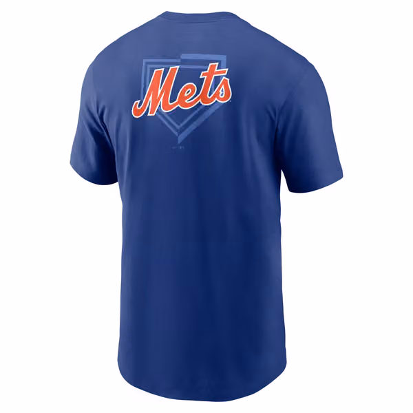 New York Mets Primetime 2-Hit T-Shirt Blue view 3