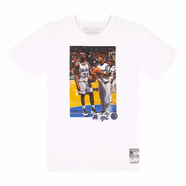Shaq & Penny Orlando Magic Mitchell & Ness Photo NBA T-Shirt view 1