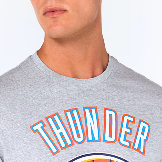 Oklahoma City Thunder Team Logo New Era NBA T-Shirt view 5