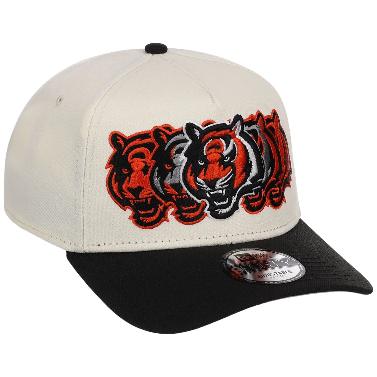 Cincinnati Bengals NFL Seismic New Era 9FORTY A-Frame front view