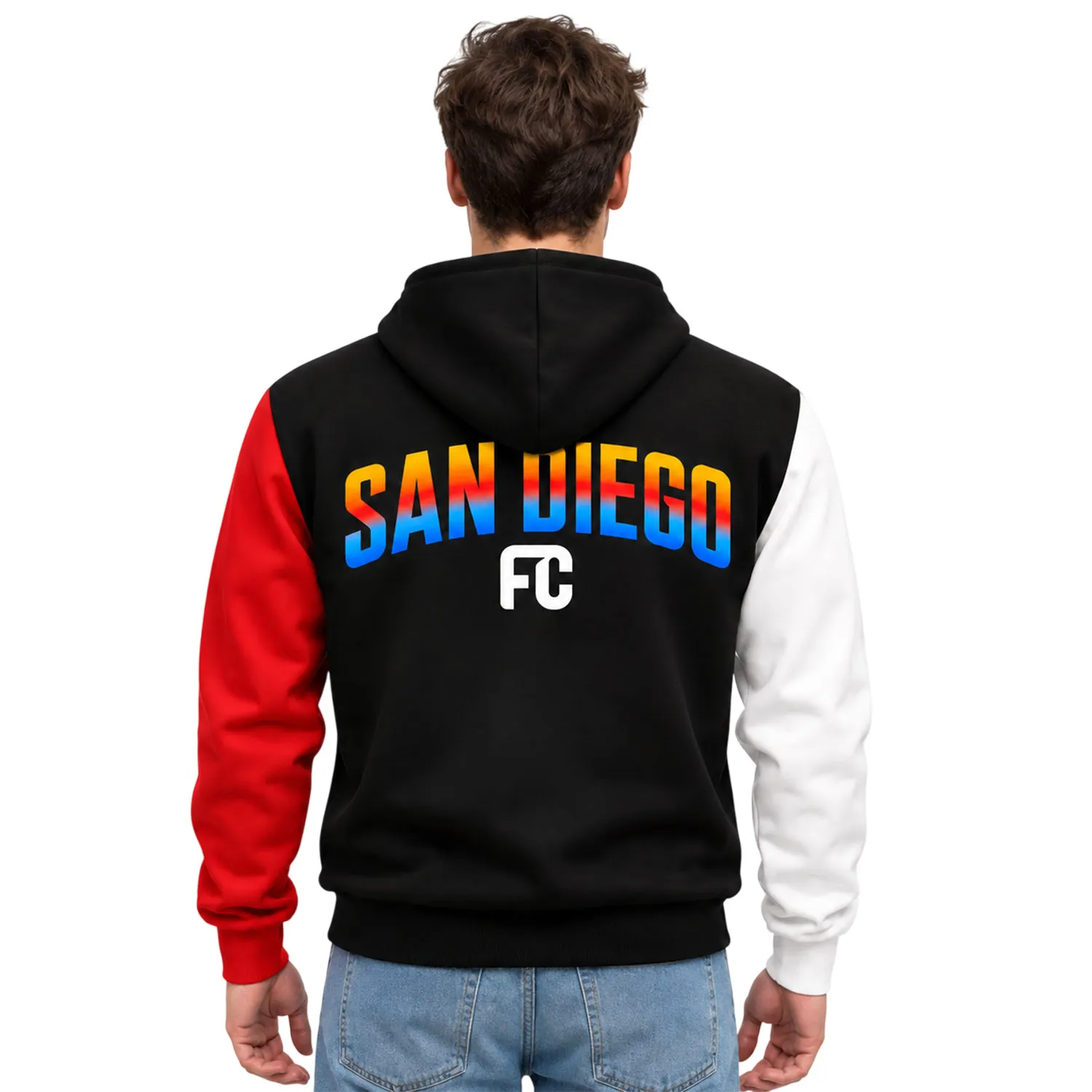 San Diego Hoodie Black Epic Woven Into One