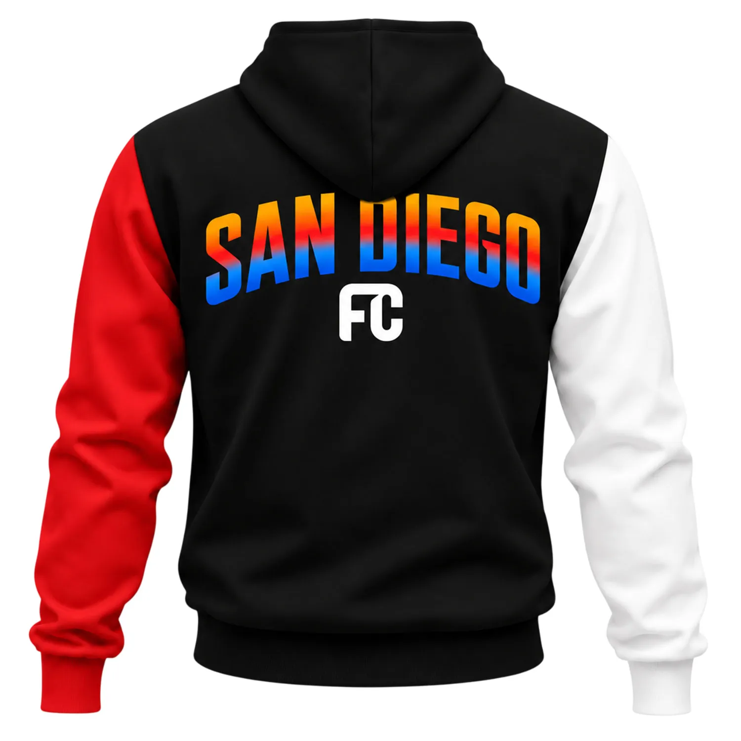 San Diego Hoodie Black Epic Woven Into One