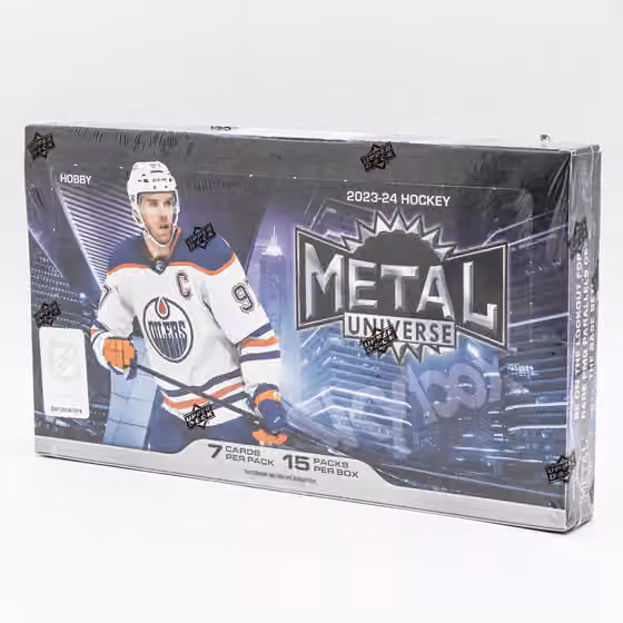 2023/24 Upper Deck Skybox Metal Universe Hockey NHL Hobby Box view 1