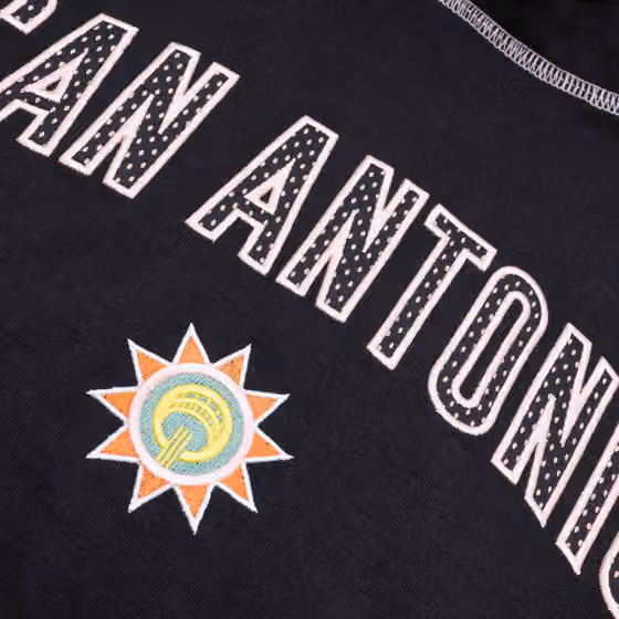 San Antonio Spurs 2023 City Edition New Era Oversized NBA Hoodie view 3